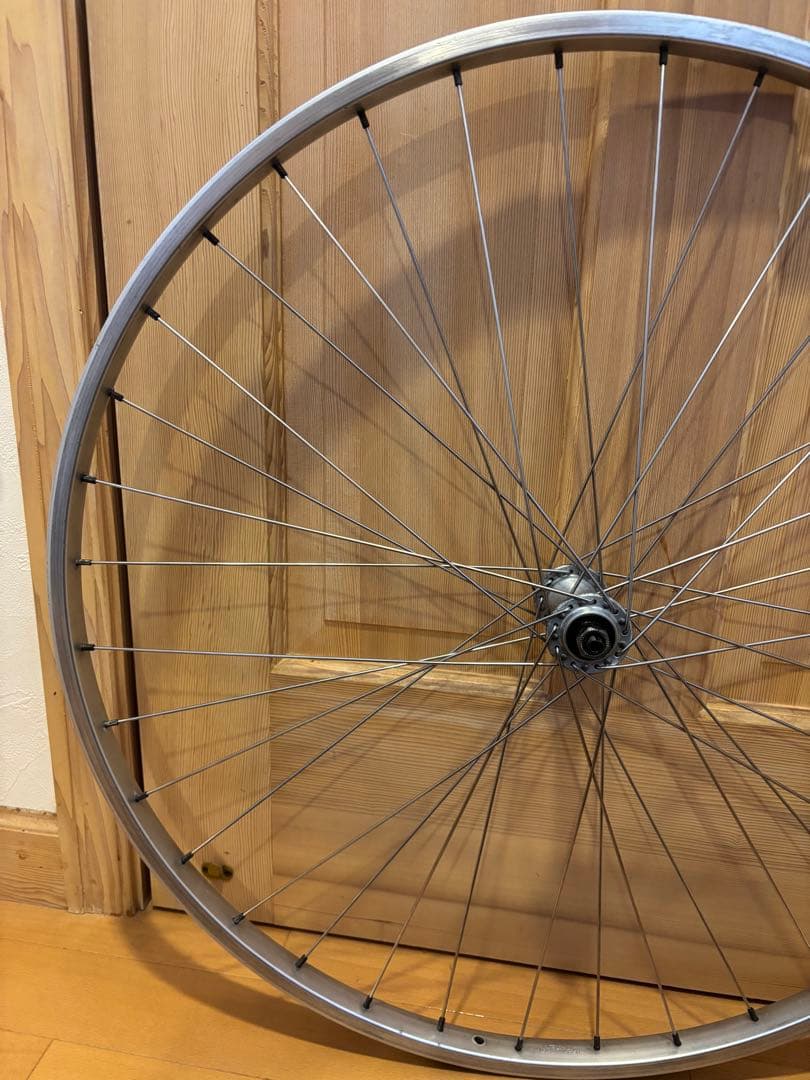 ARAYAリム　700cクリンチャー　完組ホイール前後セット　スプロケ付き