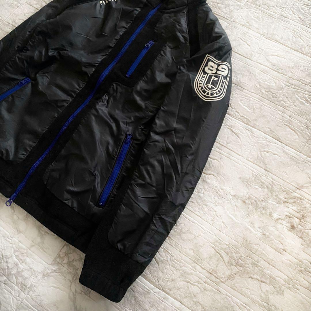 パーリーゲイツ　ジャケット　ブルゾン　ボア　フリース　POLARTECH 黒　2