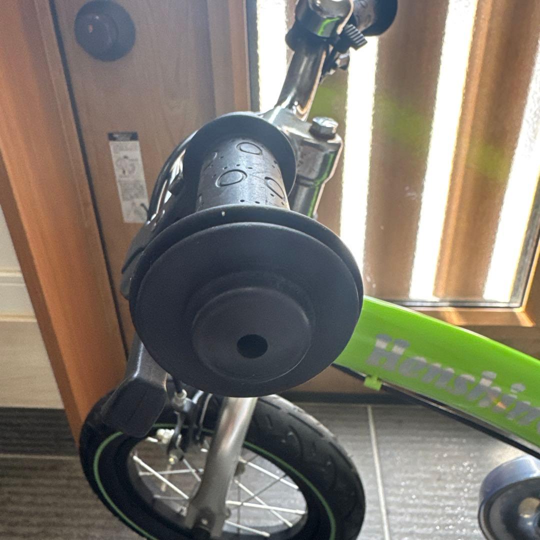 へんしんバイク　黄緑　３－６歳