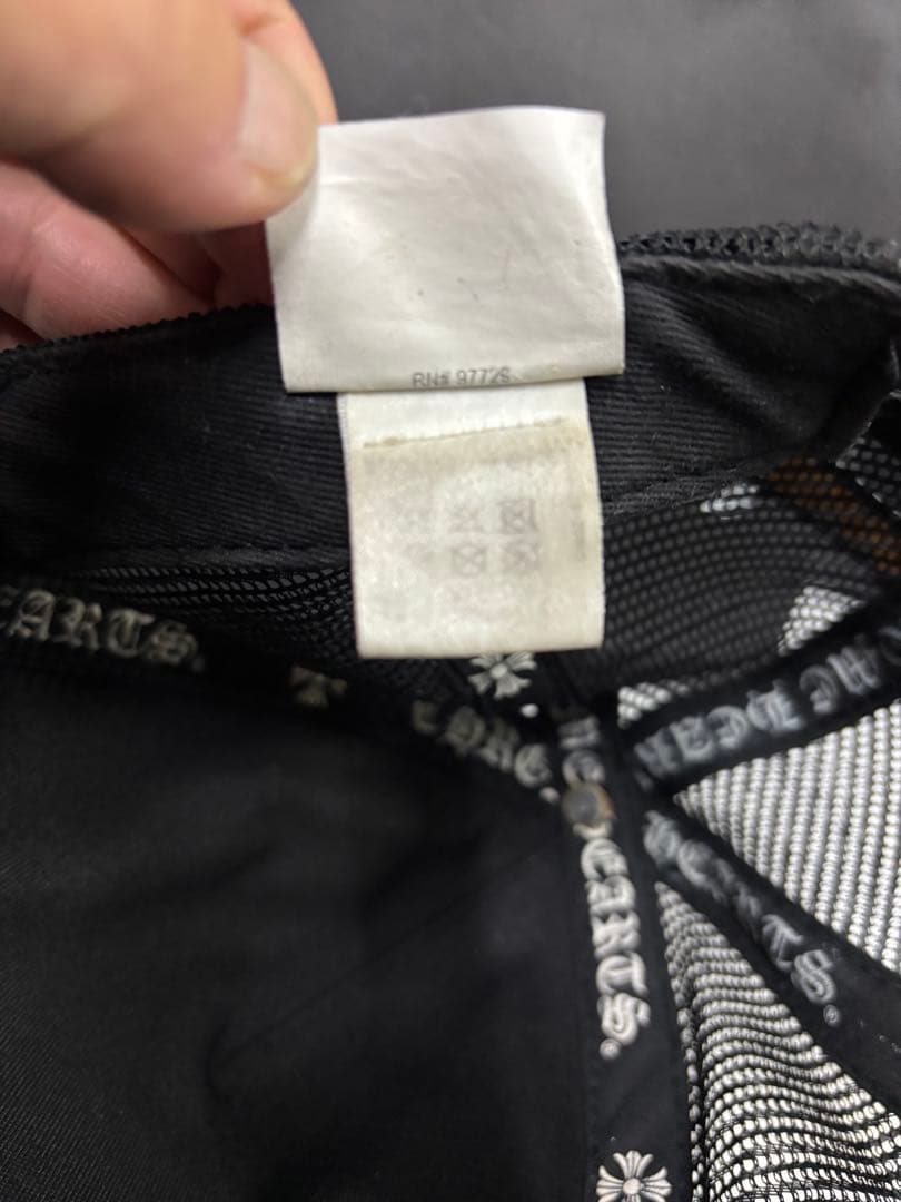 【正規品】クロムハーツキャップ　ブラック　イエロー