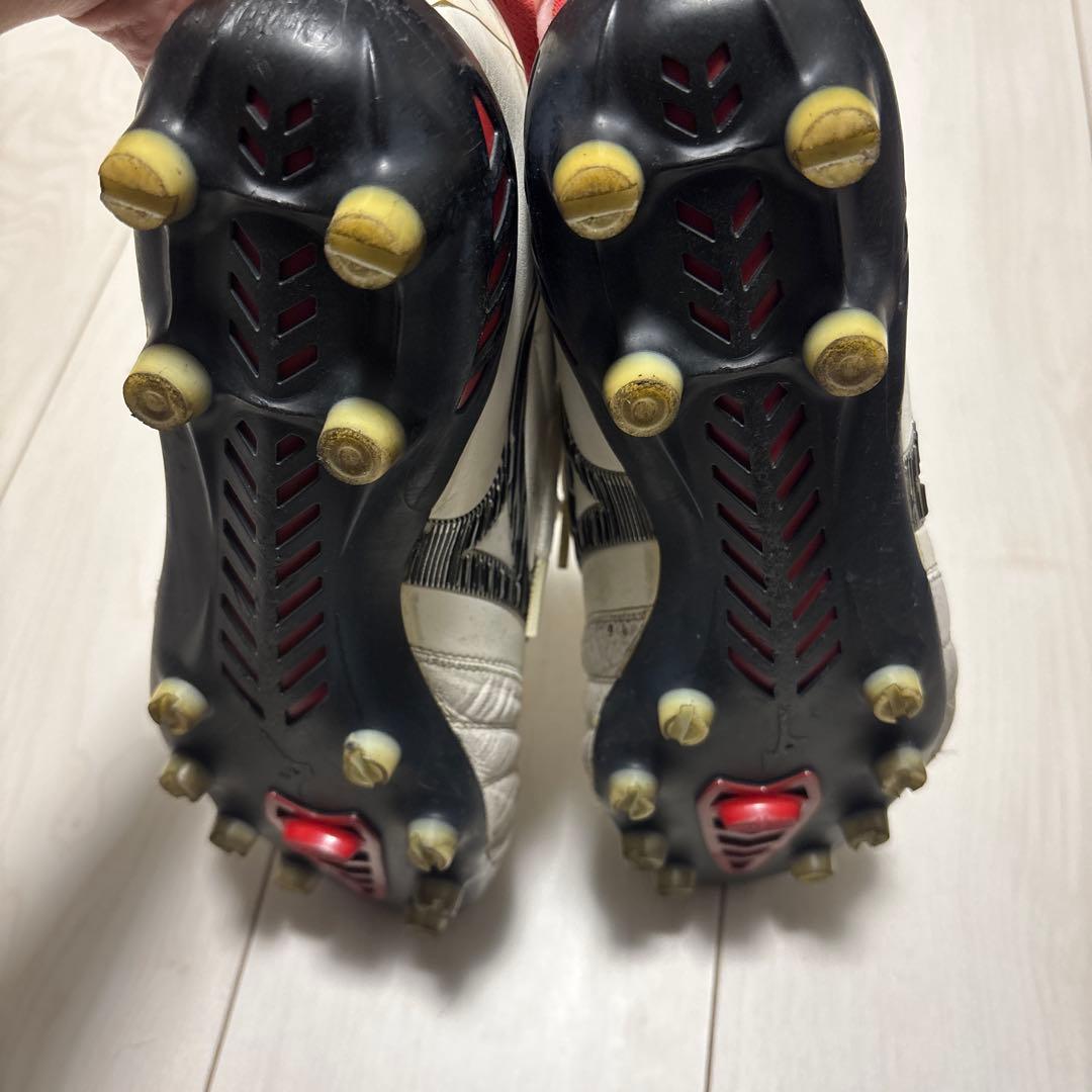 まつさん専用　Mizuno スパイク ホワイト/レッド　モレリアネオ