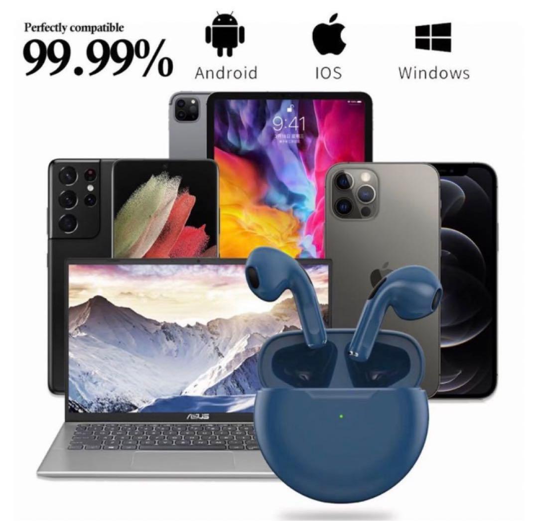 ☆最強コスパ☆最新AirPro6 Bluetoothワイヤレスイヤホン ブラック