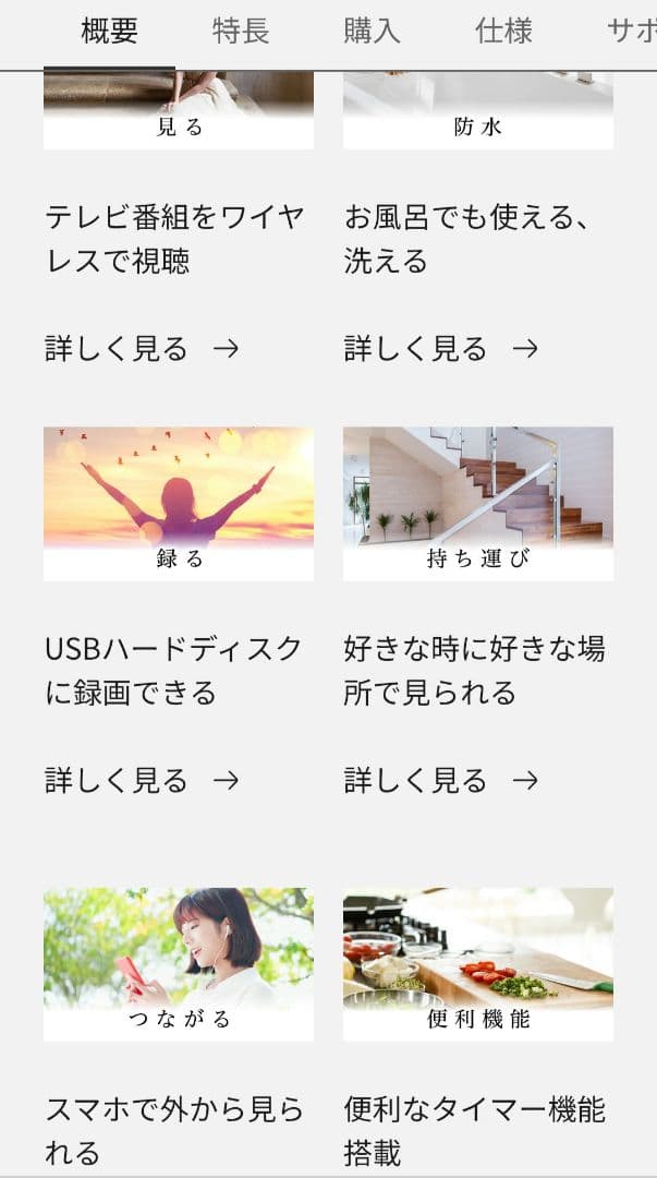 【美品】Panasonic　22年製　ポータブルテレビ　防水　地デジ　BS