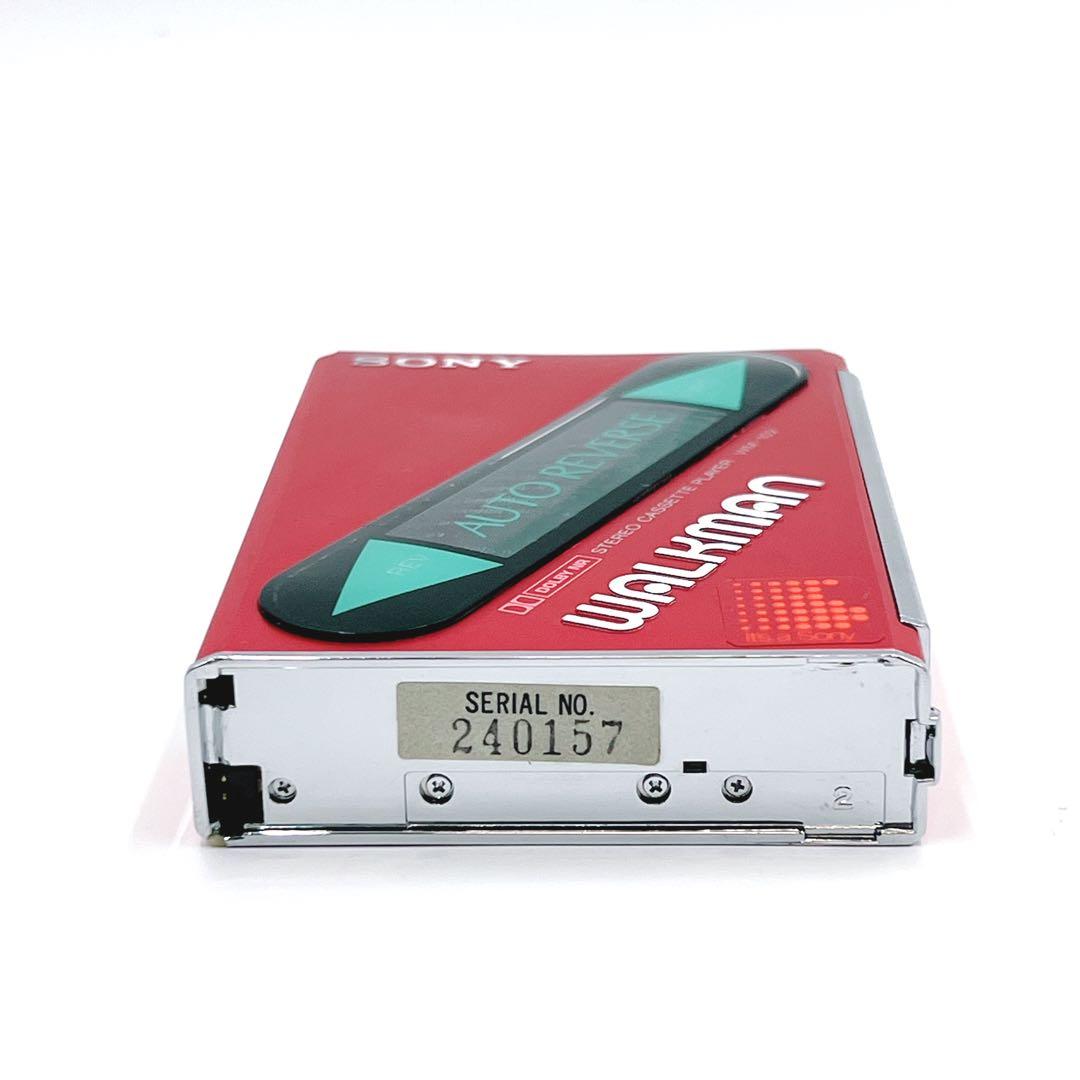 【超美品・動作品】 SONY WM-102 ウォークマン　 希少色　レッド
