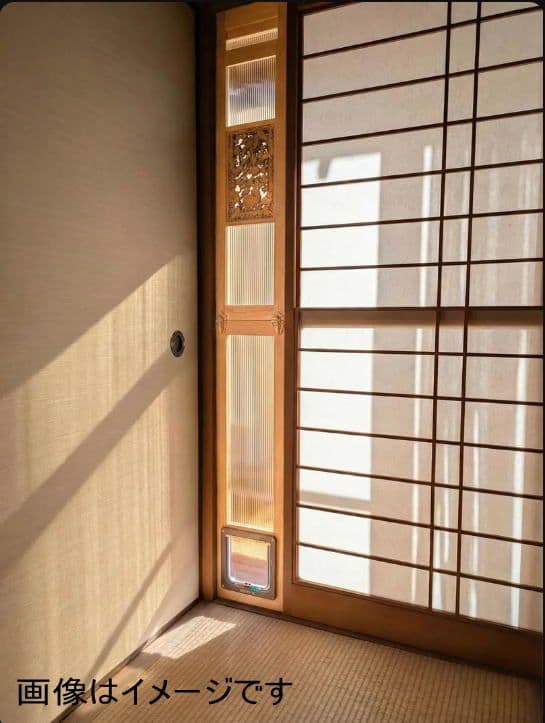[行って帰る君]　大型 ペットドア　ペット スルー