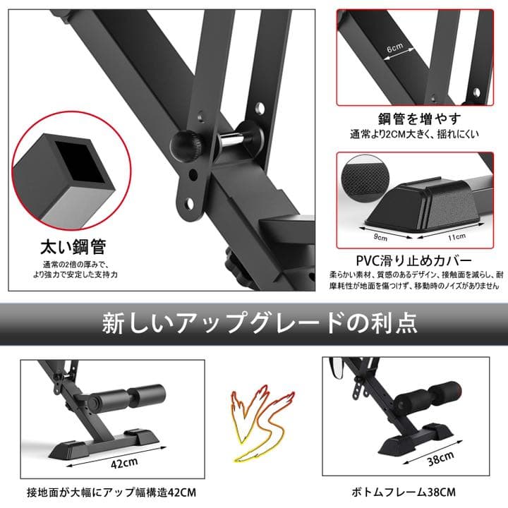 トレーニングベンチ 折り畳み