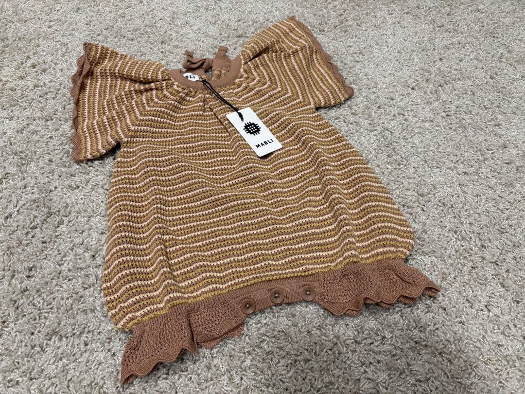 【新品タグ付き】MABLI マブリ ショート丈ロンパース