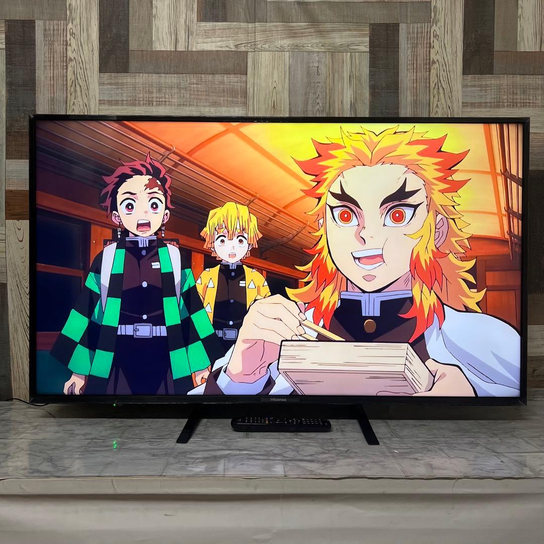 即日受渡❣️全国送料込Hisense50V型地上.BS.CSデジタル4K対応