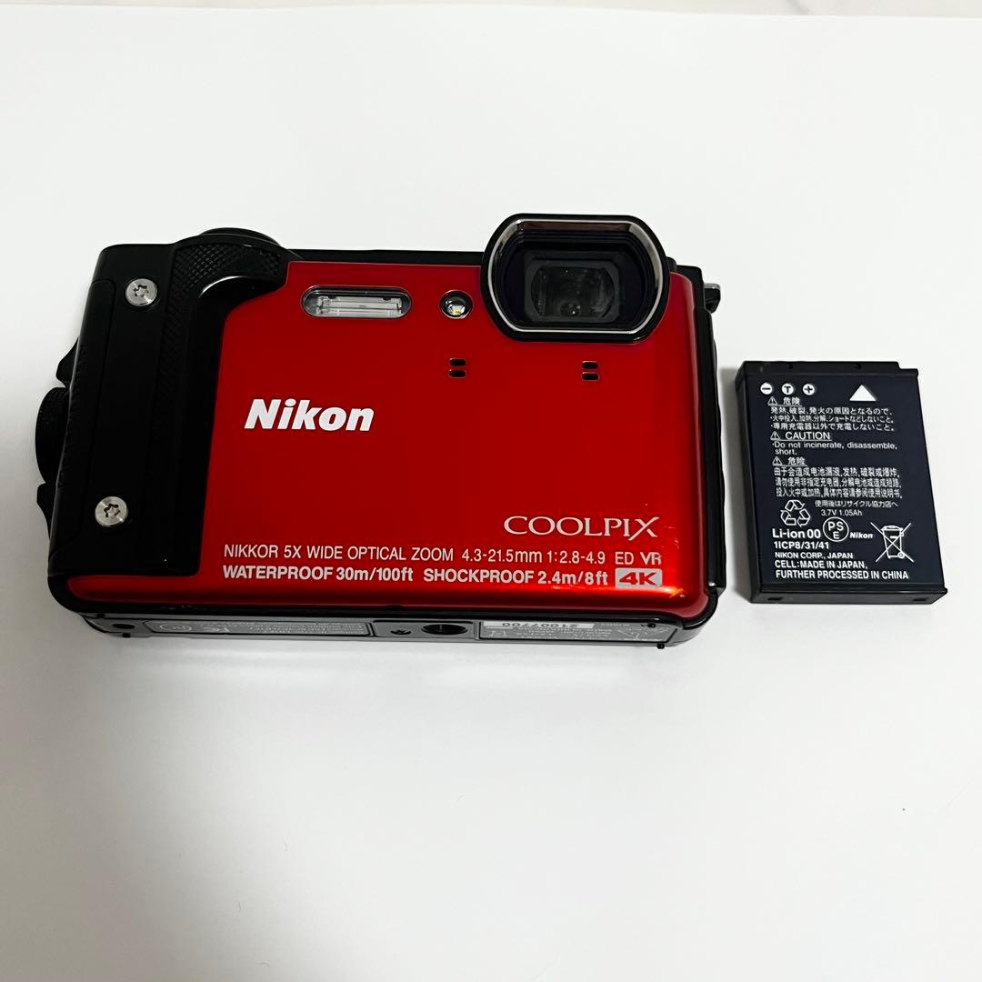 Nikon ニコン 防水デジカメ COOLPIX AW120 オレンジ ジャンク