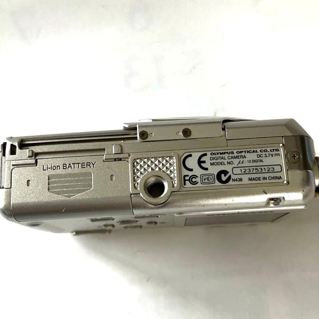 OLYMPUS μ-10 コンパクトデジタルカメラ シルバー