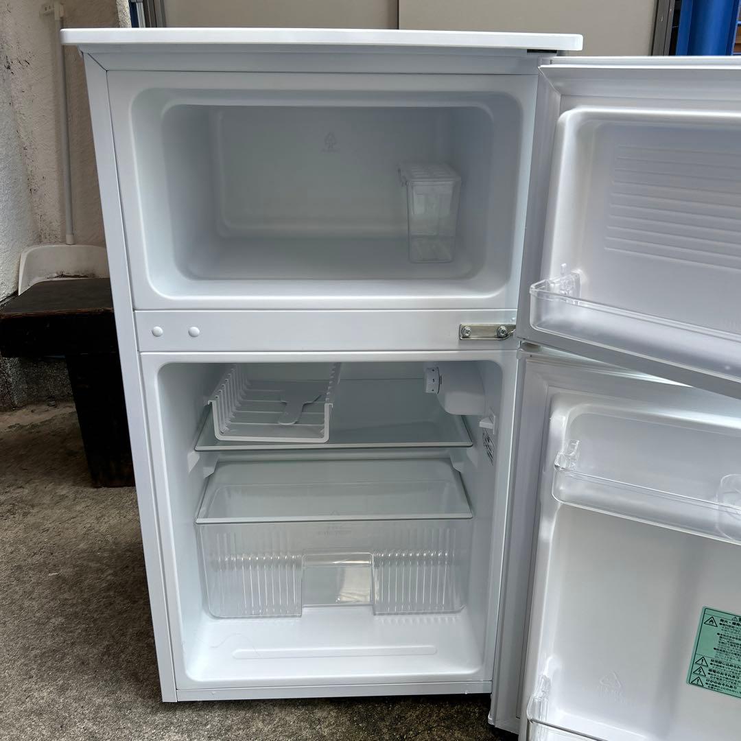 ニトリ　2ドア　ノンフロン　冷蔵庫　90L BR2C01WH 2025年製