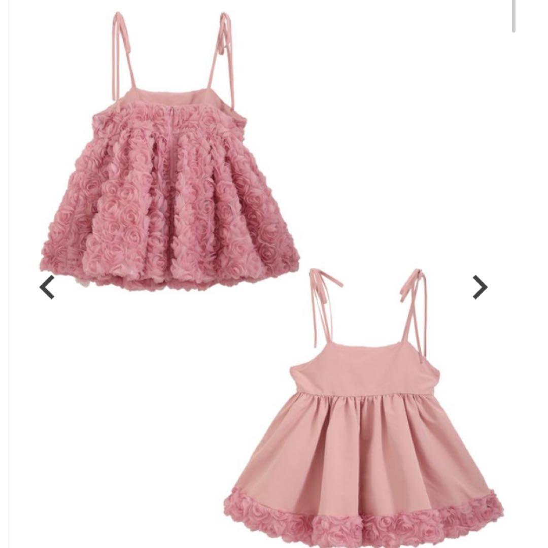 【美品】fitmoreローズモチーフキャミソールbibiy【最終値下げ】