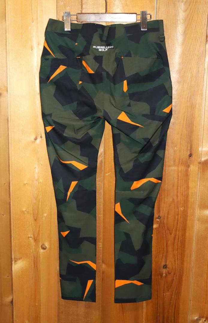 新品 ラッセルノ ゴルフ ストレッチ カモフラロングパンツ (4/M)　Ⓗ
