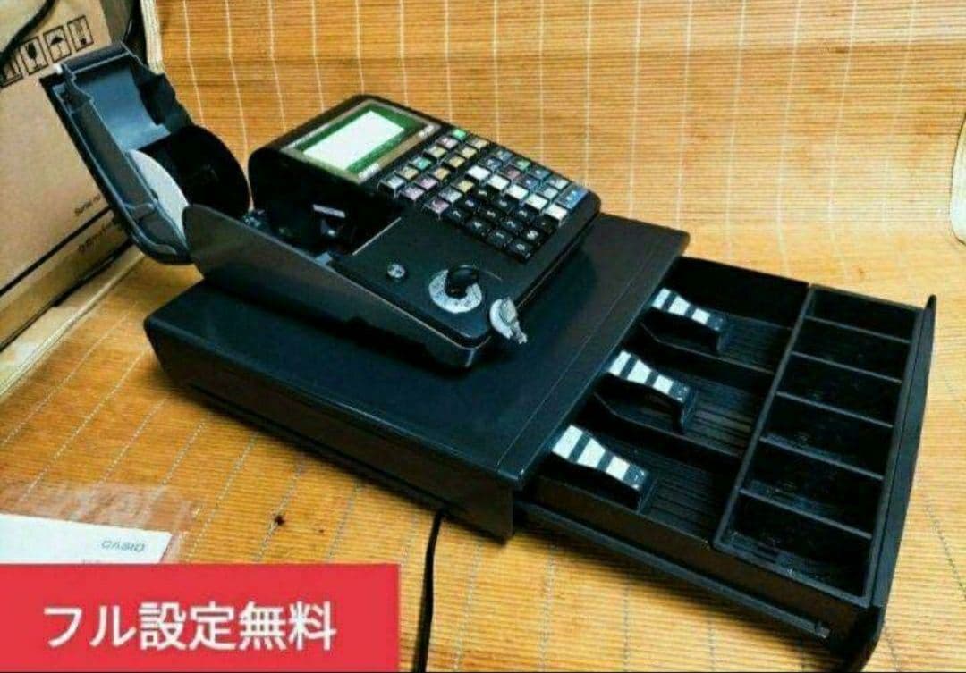 カシオレジスター　TE-340/NL300くく　フル設定無料　737770