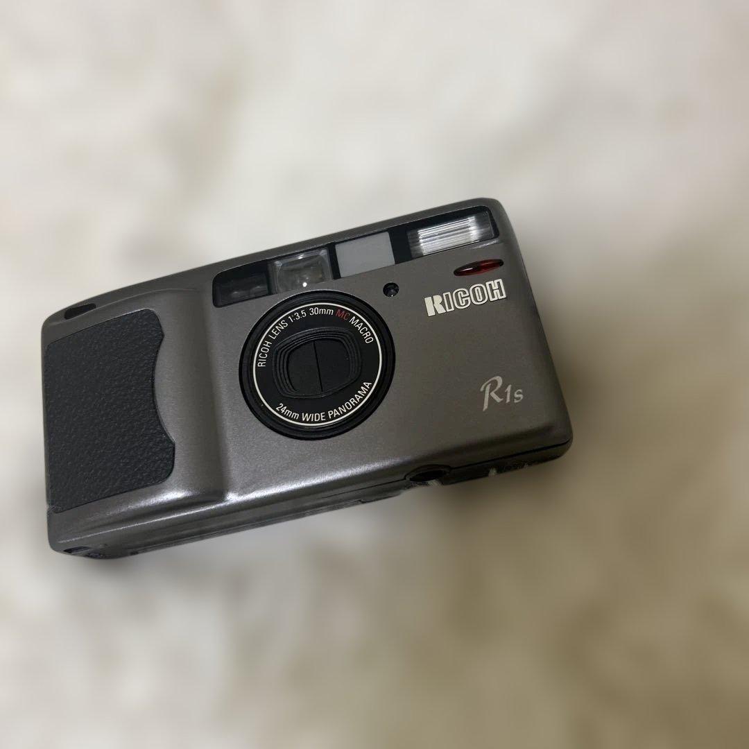 【外観美品】RICOH R1s グレー フィルムカメラ 一部動作確認済