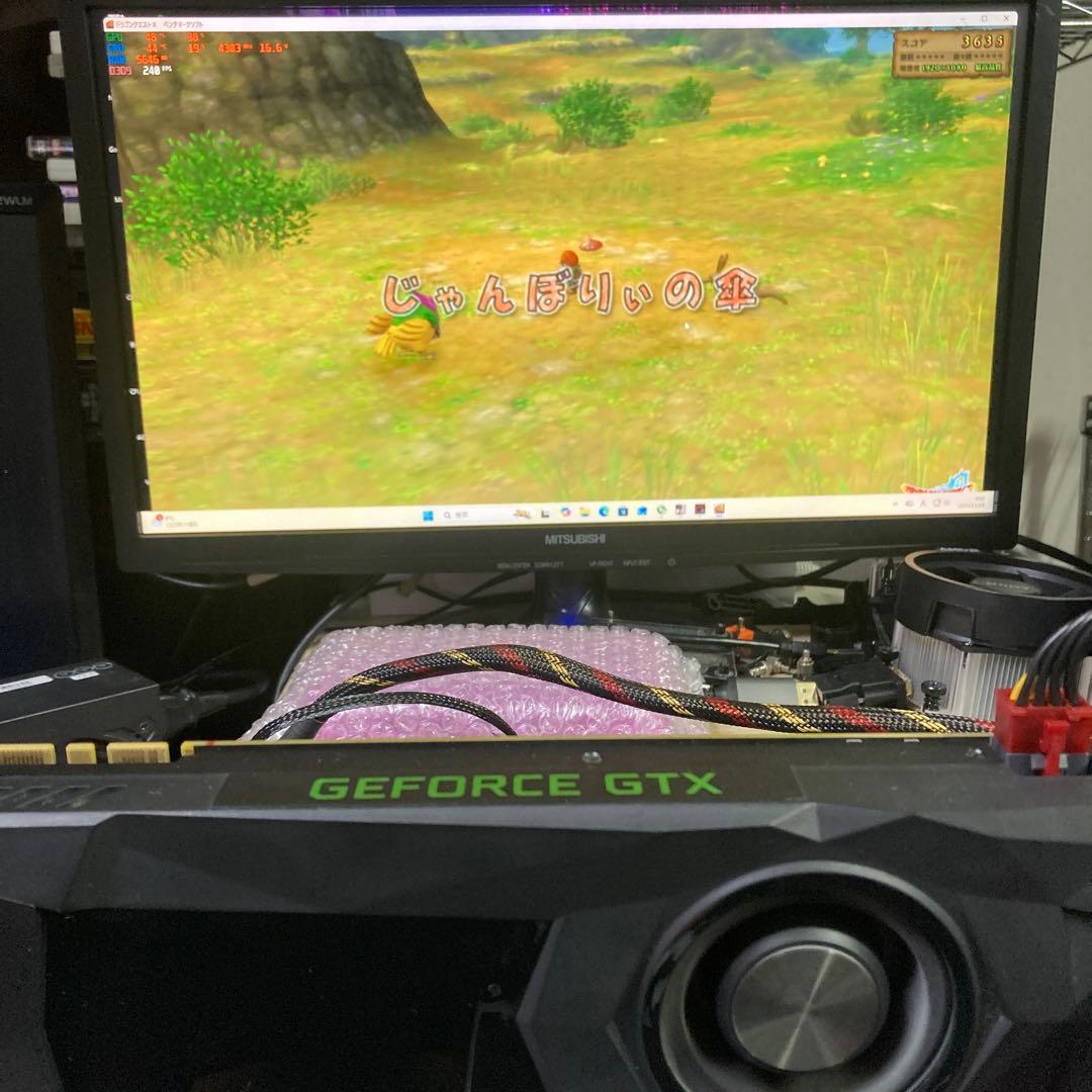 【動作品・電源8ピン1本 】GTX1080 8GB