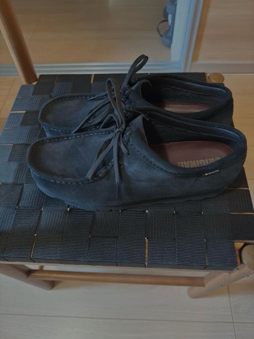 CLARKS ワラビー ゴアテックス BLACK 27cm