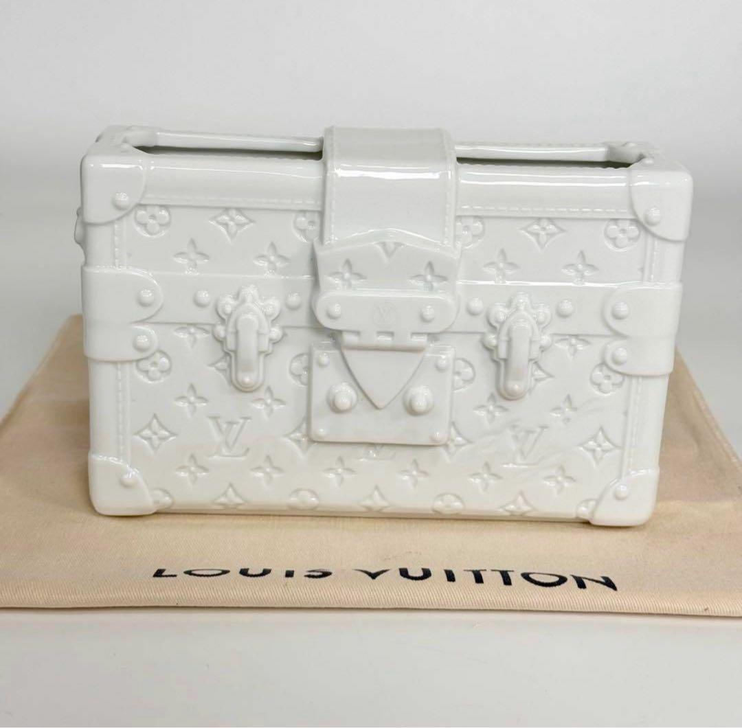 現行　ルイヴィトン　ヴェース・プティット マル ポーセリン　花瓶　置物　オブジェ