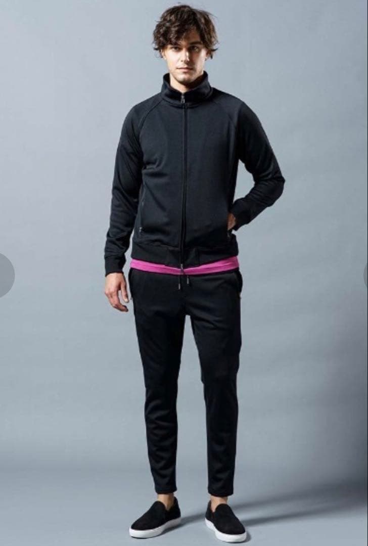 wjk ジャージ　セットアップ　チャコールグレー　L workout