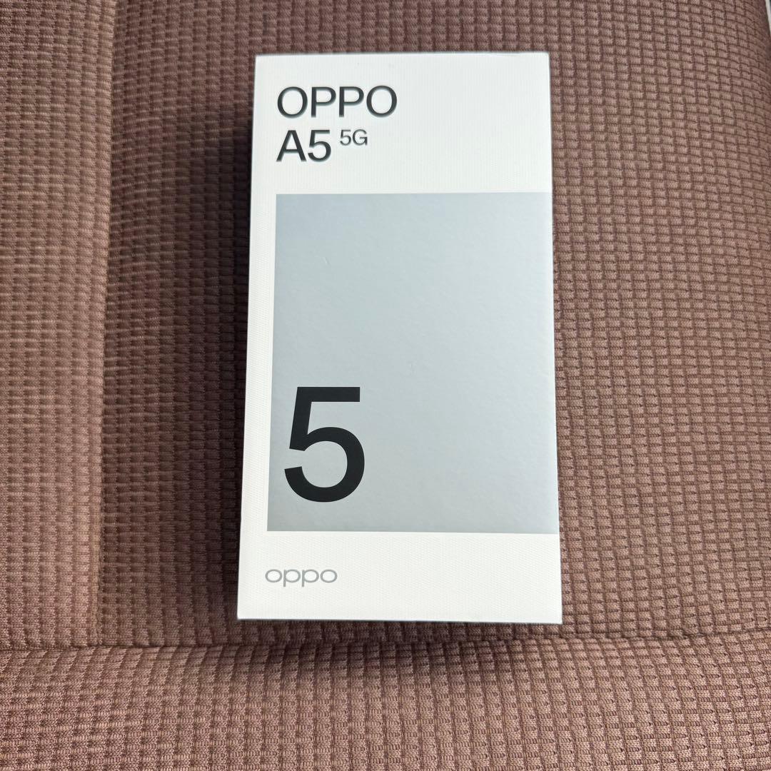 開封のみ未使用　OPPO A5 5G 本体