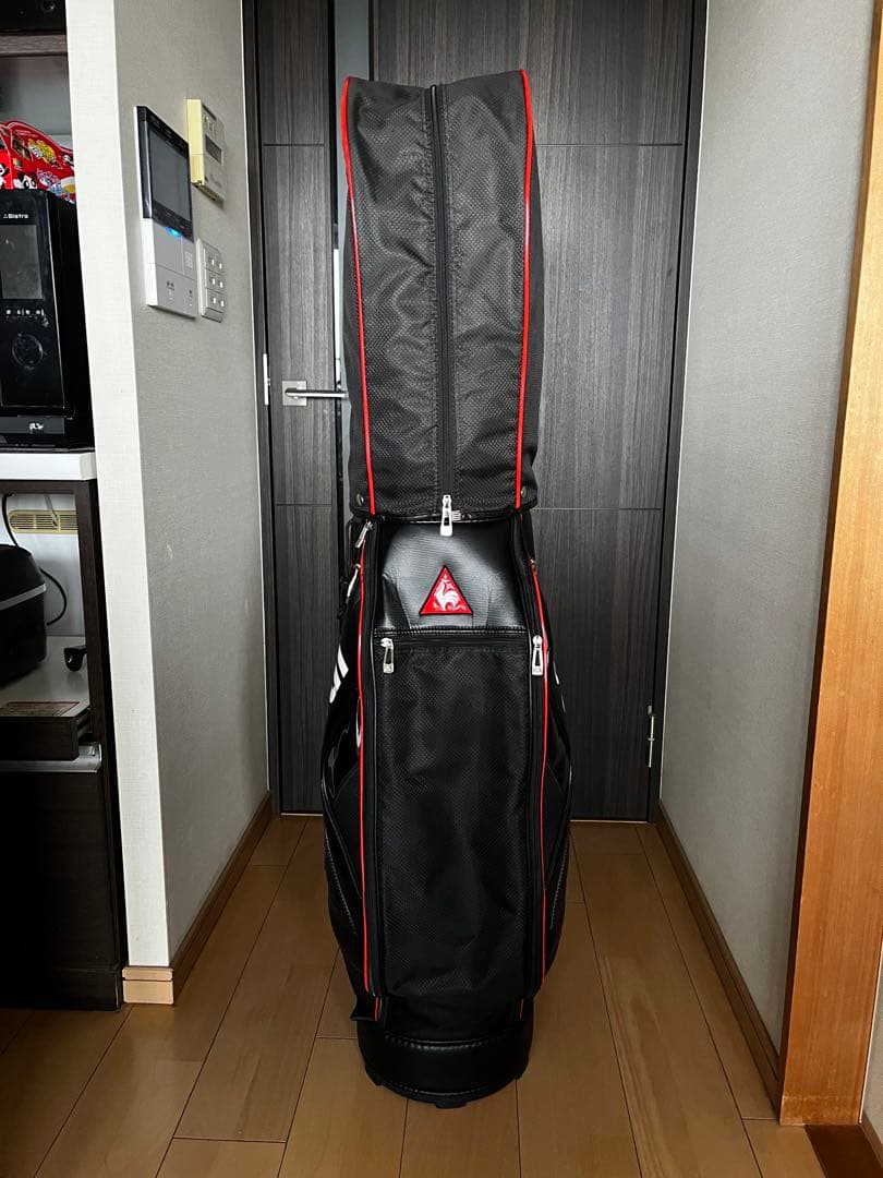 美品 ルコックスポルティフ ゴルフ　lecoq キャディバッグ　黒　9.5型