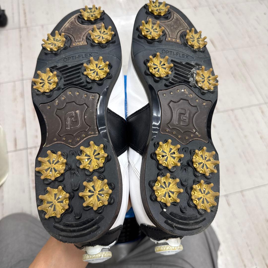 ICON BLACK ゴルフシューズ ホワイト/ブラック