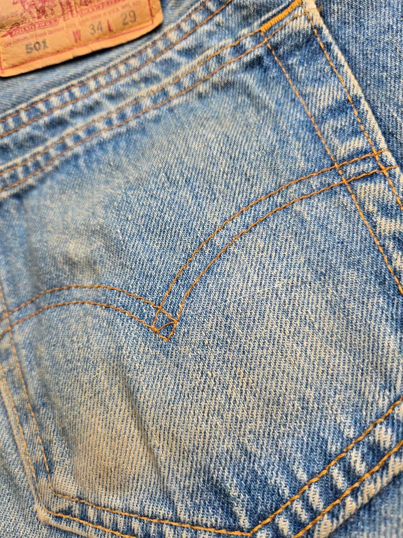 【断捨離】90s Levi's501xx USA製 刻印520 W34 濃淡良し