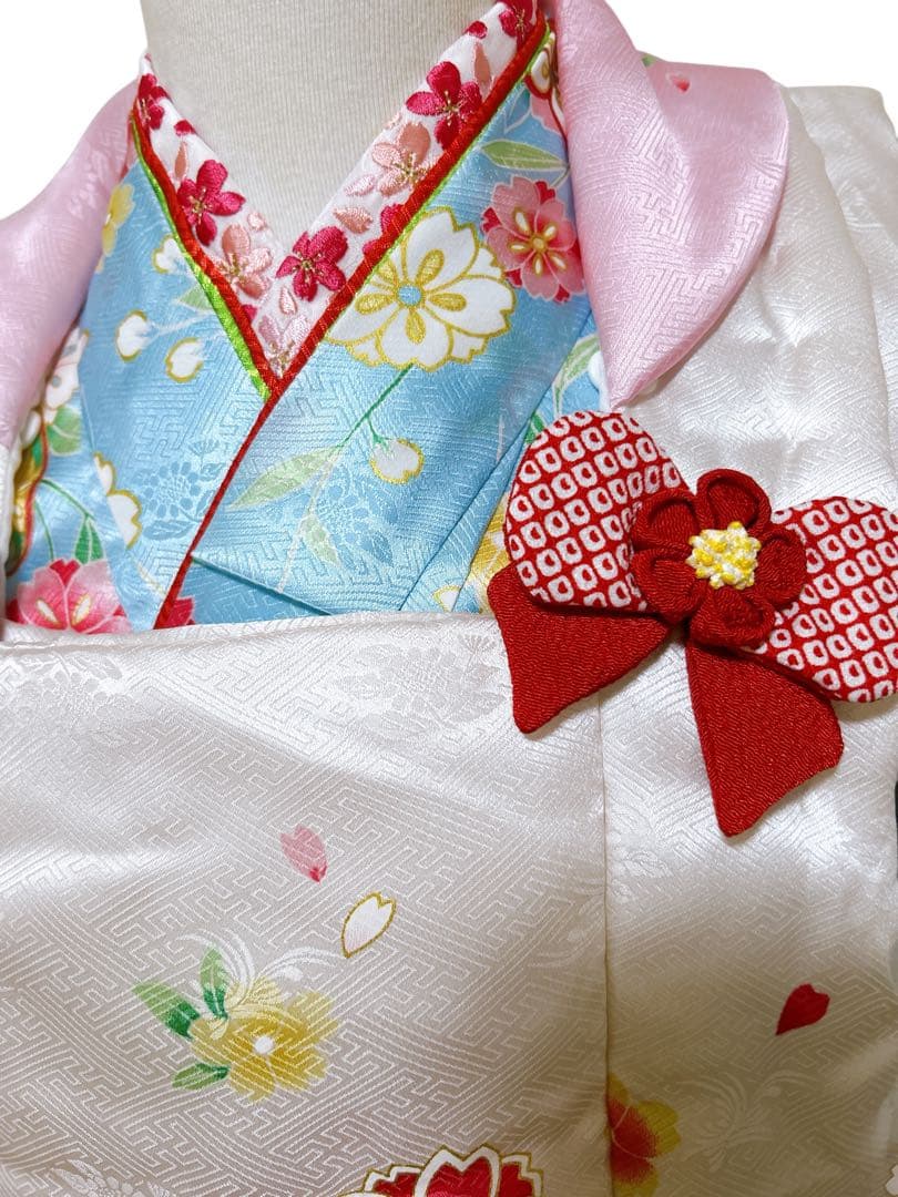 正絹フルセット♡七五三　3歳　女の子　一式　水色