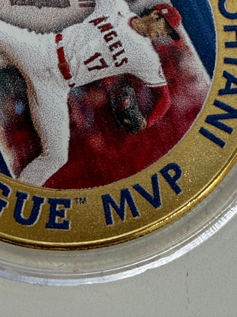 限定2021年大谷翔平 AL MVP獲得記念ゴールド　3000個限定