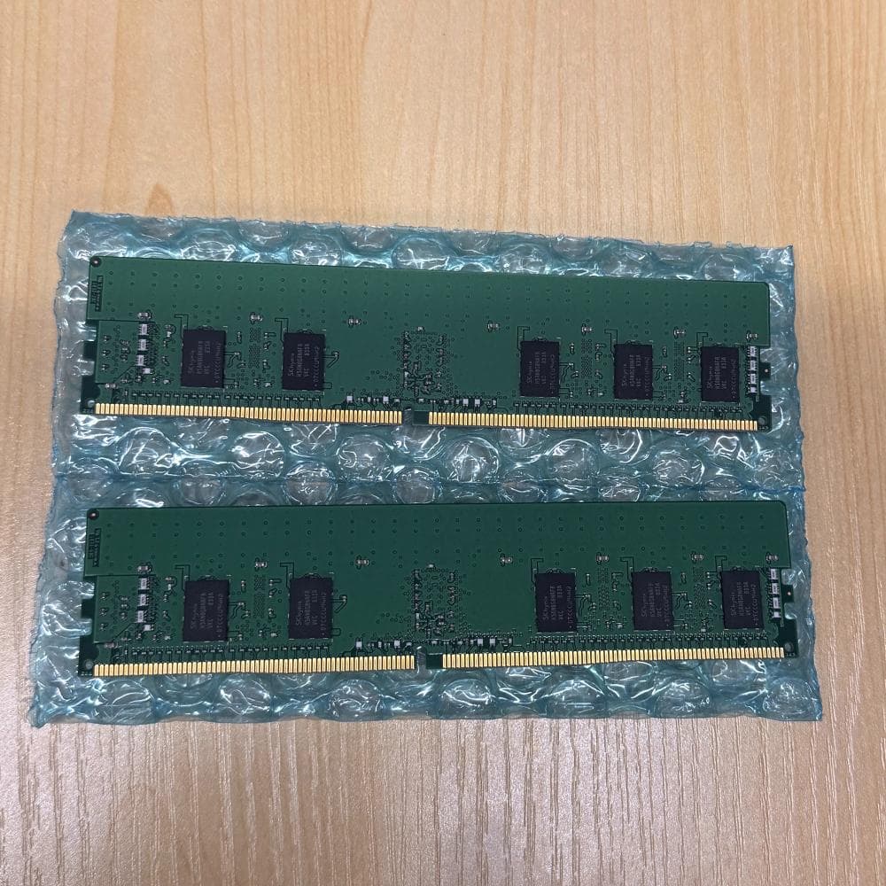 DDR4：8GB ×2枚 （合計16GB）PC4-2666