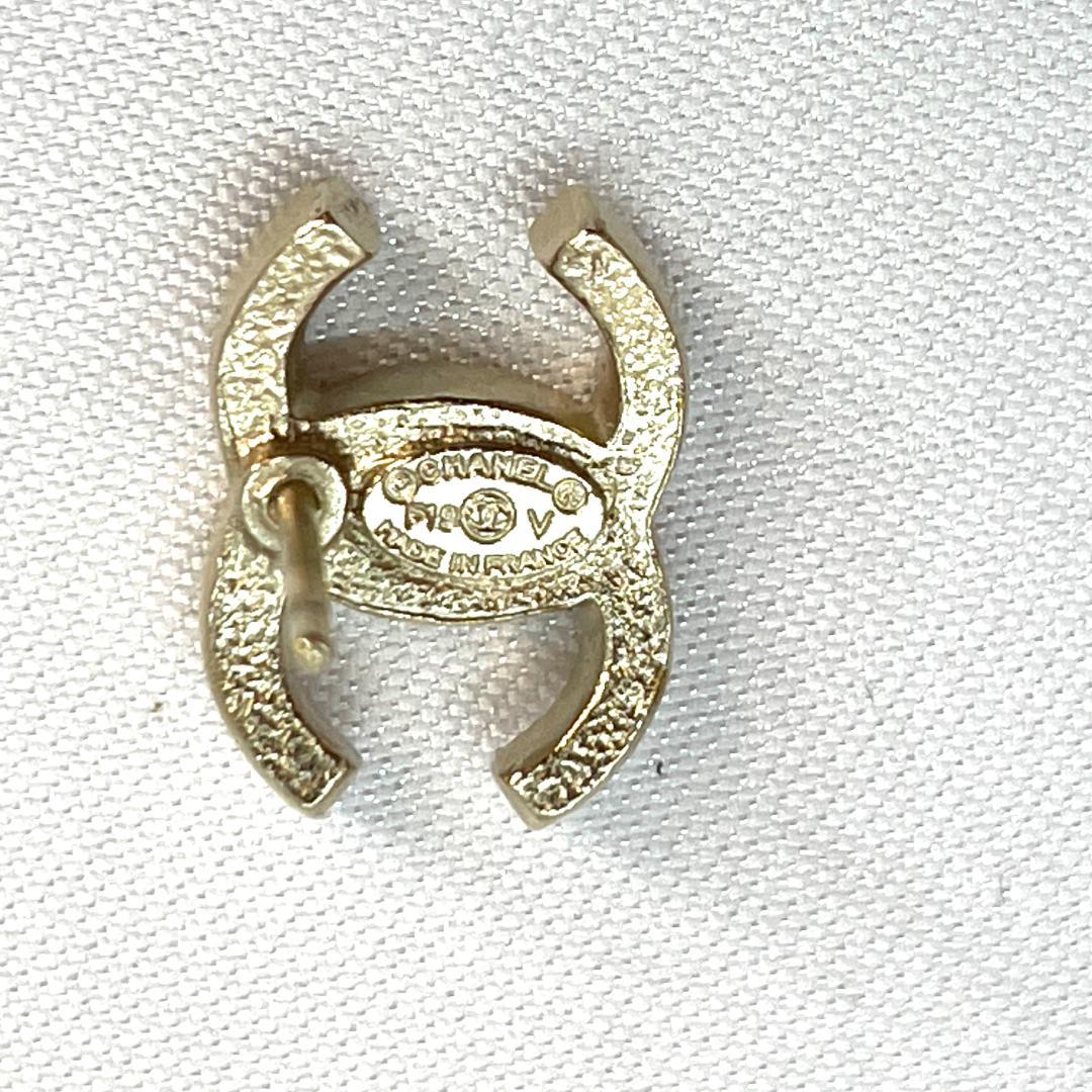 Y512-52 CHANEL シャネル ピアス 片耳 ココマーク ラインストーン