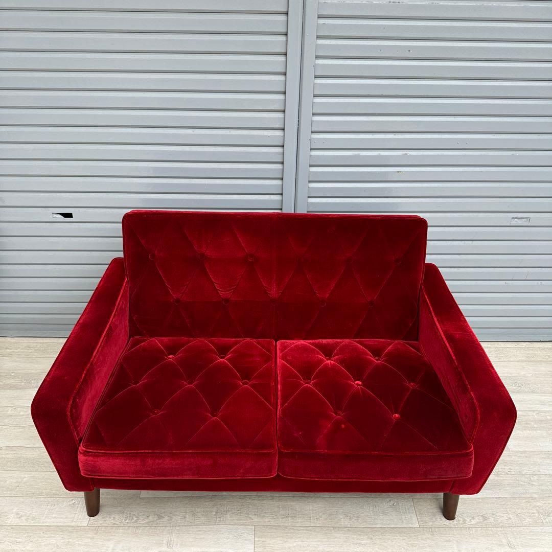 限定品　希少品　karimoku カリモク60 ロビーチェア 2シータ