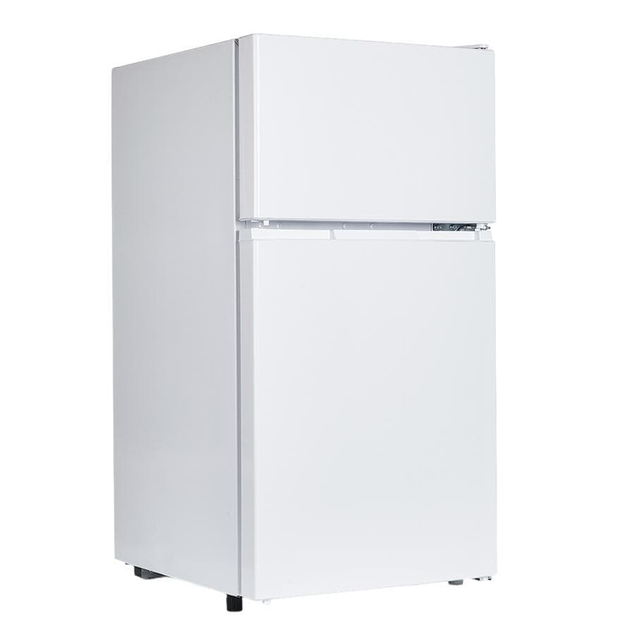 冷凍 冷蔵庫 2ドア 小型 90L 冷蔵室 コンパクト 扉右開き（ホワイト）