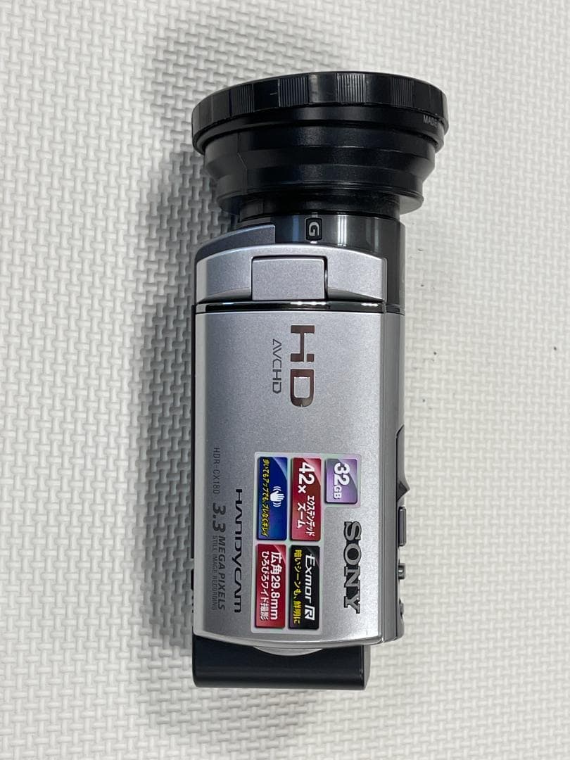 Sony HDR-CX180 ビデオカメラ・広角変換レンズ・三脚 一式
