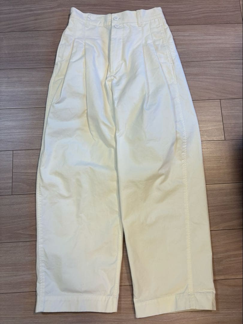 LOEFF ロエフ ツイル2タックパンツ