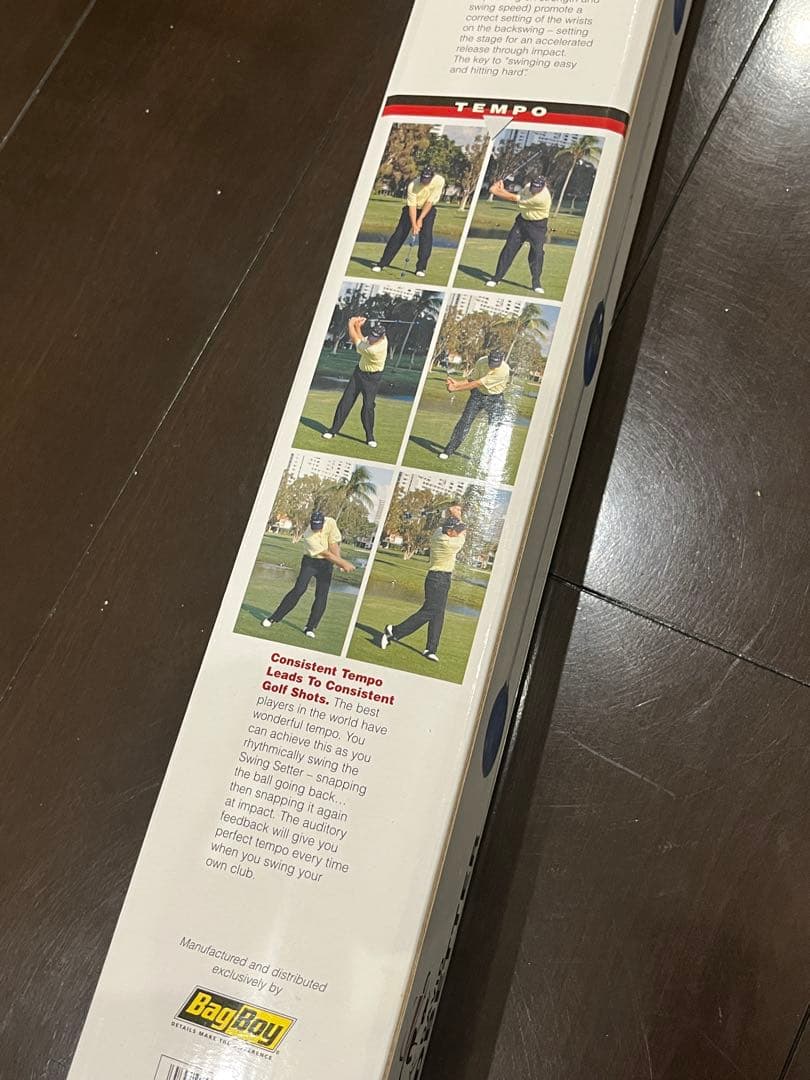 【未使用箱入り】スイングセッター★練習器具★ 日本語説明書&DVDつき