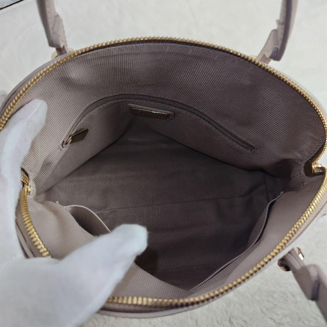 ✨美品✨FURLA　フルラ　パイパー　2way ショルダーバッグ　ベージュ