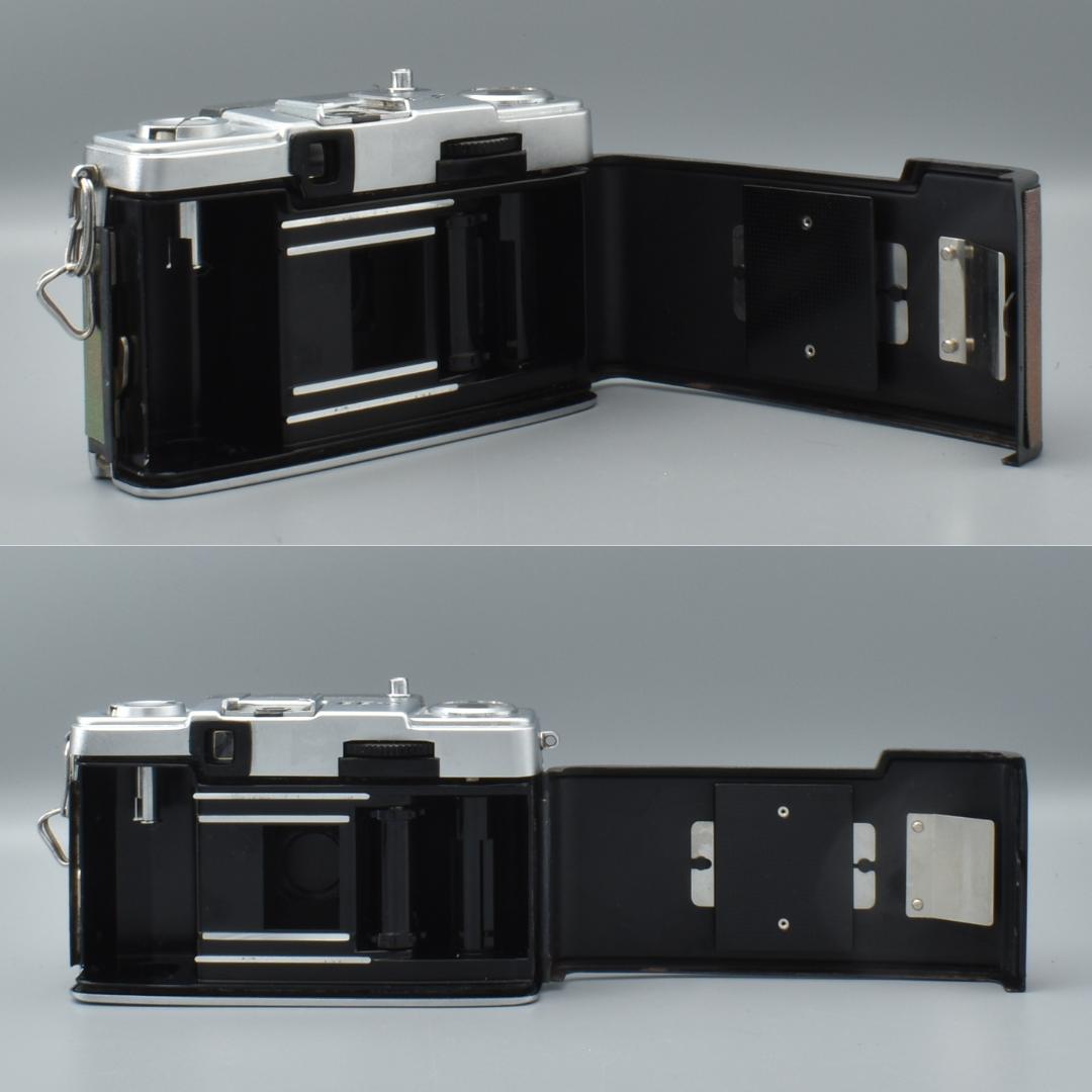 整備済 OLYMPUS EE-2 パープル系 外装リメイク 動作OK 赤ベロOK