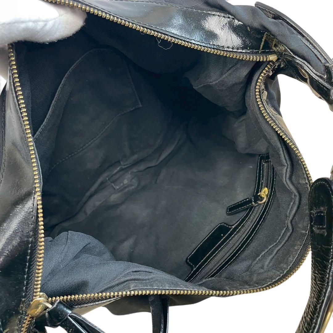 美品　ジバンシィ　ワンショルダーバッグ　ホーボー　4Gロゴ　ナイロン　メタル