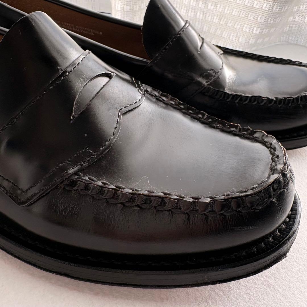 G.H.BASS WEEJUNS　24.5 ローファー ブラック