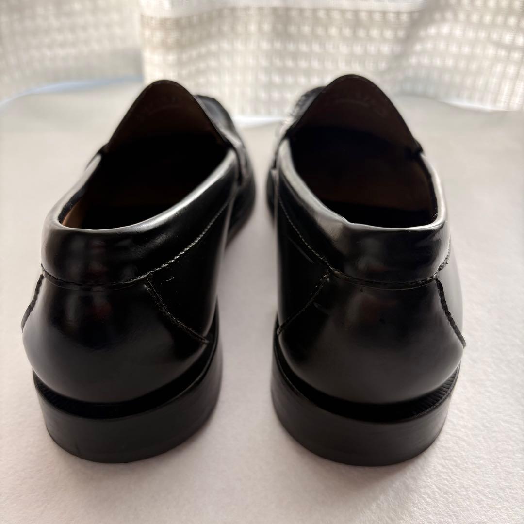 G.H.BASS WEEJUNS　24.5 ローファー ブラック