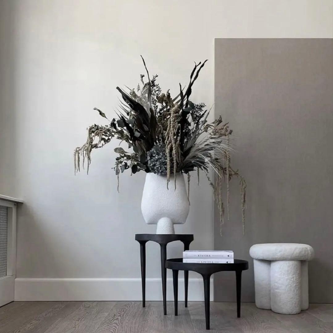 スツール 101 big foot stool sheep skin