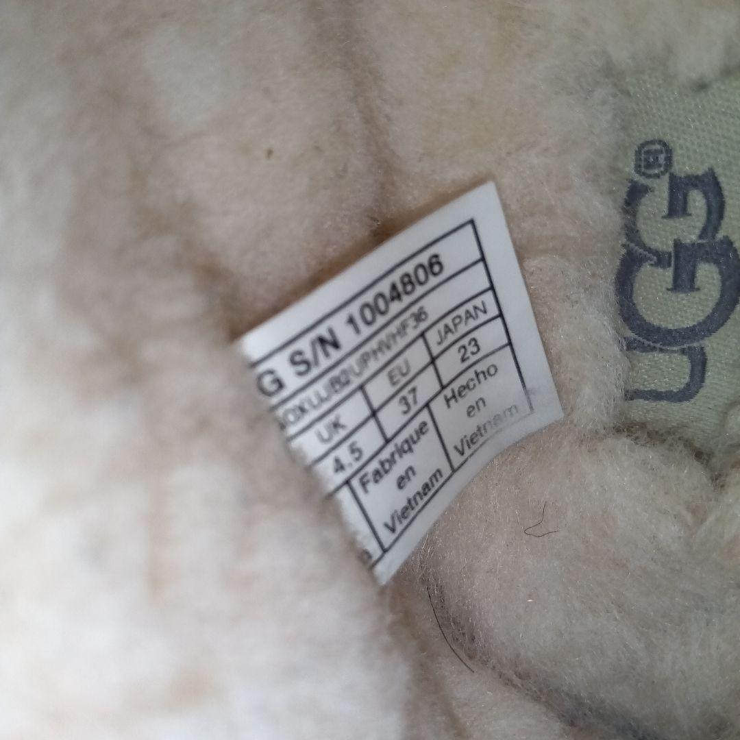 【極美品】UGG アグ アレーナ モカシン ムートンブーツ23cm グレー