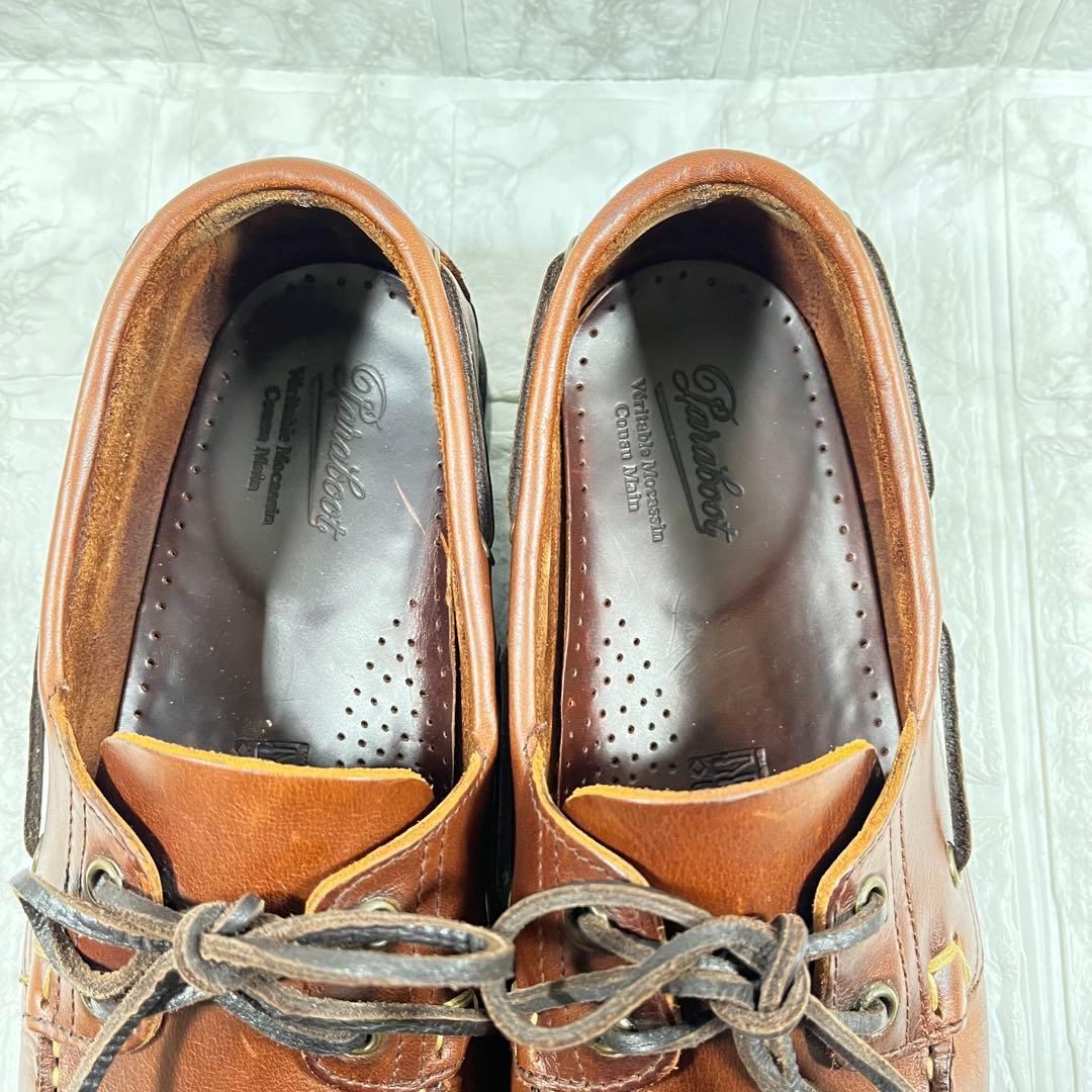 【美品】パラブーツ　paraboot BARTH MARINE ダークブラウン