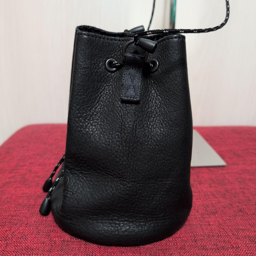【美品】AS2OV COW LEATHER DRAWSTRING BAG