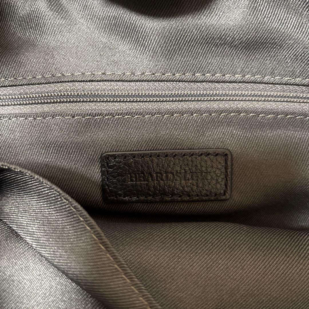 ★週末価格‼️【新品タグ付き】BEARDSLEYビアズリー牛革トートバッグ黒