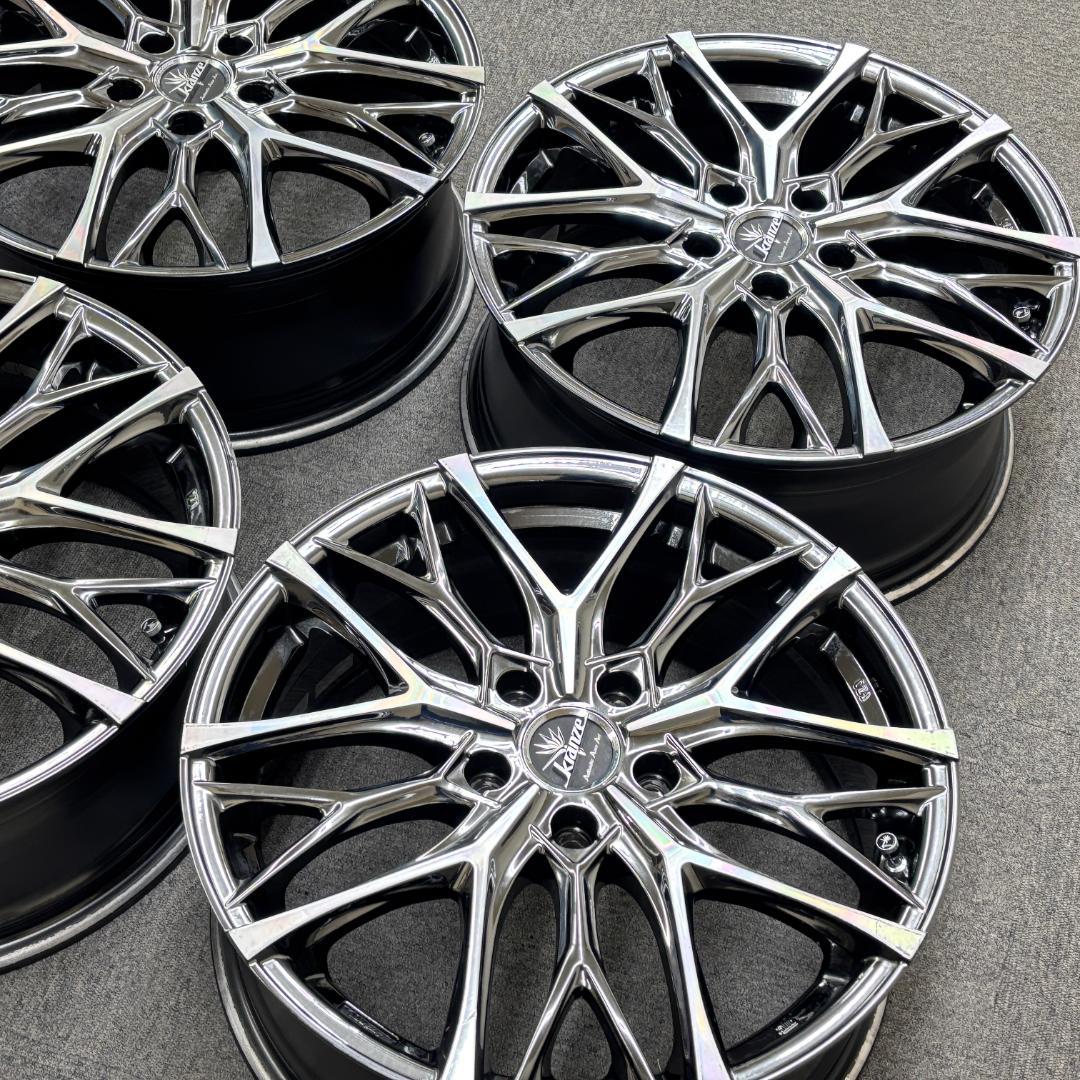 新品タイヤ付 weds クレンツェ ウィーバル 215/45R18 ヴォクシー