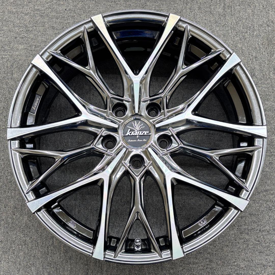 新品タイヤ付 weds クレンツェ ウィーバル 215/45R18 ヴォクシー