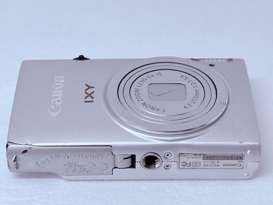 Canon IXY 220F シルバー 動作確認済 コンデジ シンプルデザイン