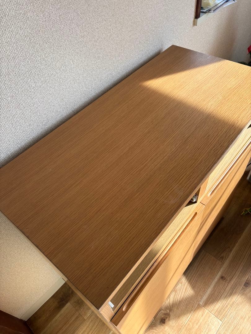 無印良品　木製キャビネット　オーク材突板